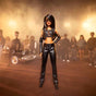 Barbie Signature Aaliyah Collectible Doll in Black Faux Leather Outfit